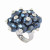 Bague BOUQUET bleue