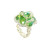Bague PERLES verte