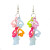 Boucles d'oreilles POISSONS bleues