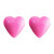 Boucles d'oreilles COEUR D'AMOUR rose