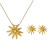 Parure TROPIQUE ÉTOILÉ plaqué or