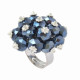 Bague BOUQUET bleue
