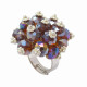 Bague BOUQUET marron