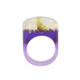 Bague INCRUSTATION violette