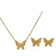 Parure plaqué or PAPILLON