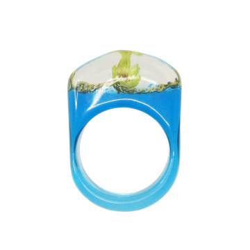 Bague INCRUSTATION bleue