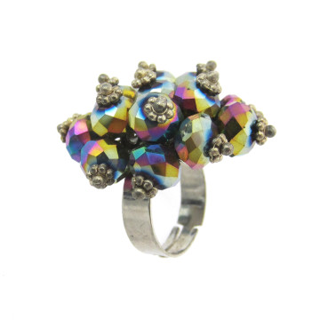 Bague BOUQUET irisée