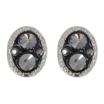 Boucles d'oreilles ÉLÉGANCE noires