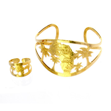 Bracelet et bague L'AFRIQUE