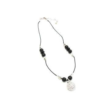 Collier BOULE DE STRASS
