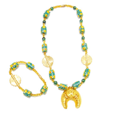 Collier et bracelet africain KOTOKO