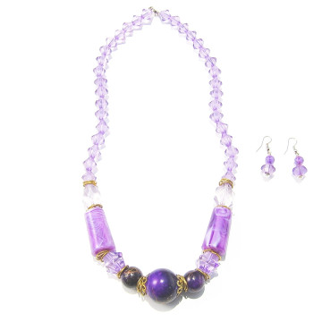 Collier et boucles d'oreilles CARMEN