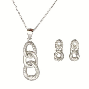 Collier et boucles d'oreilles GRACIEUSE